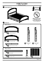 Baxton Studio Full Bed 0038 Assembly Instructions Manual предпросмотр