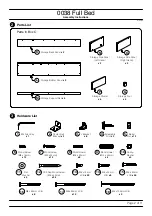 Предварительный просмотр 2 страницы Baxton Studio Full Bed 0038 Assembly Instructions Manual