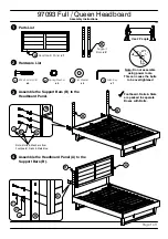 Baxton Studio Full / Queen Headboard 97093 Assembly Instructions Manual предпросмотр