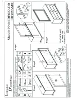 Baxton Studio IDB022-DD: IDB022-MR Assembly Instructions предпросмотр