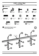 Предварительный просмотр 2 страницы Baxton Studio King Bed 0021-4 Assembly Instructions Manual