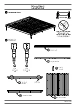 Предварительный просмотр 1 страницы Baxton Studio King Bed MG0005 Assembly Instructions