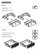 Предварительный просмотр 4 страницы Baxton Studio LC21020907RATTAN2DWCONSOLETABLE Assembly Instruction Manual