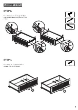 Предварительный просмотр 5 страницы Baxton Studio LC21020907RATTAN2DWCONSOLETABLE Assembly Instruction Manual