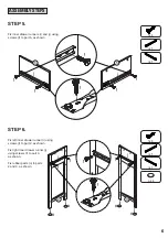 Предварительный просмотр 6 страницы Baxton Studio LC21020907RATTAN2DWCONSOLETABLE Assembly Instruction Manual