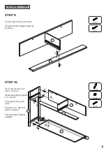 Предварительный просмотр 8 страницы Baxton Studio LC21020907RATTAN2DWCONSOLETABLE Assembly Instruction Manual