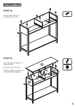 Предварительный просмотр 10 страницы Baxton Studio LC21020907RATTAN2DWCONSOLETABLE Assembly Instruction Manual