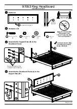 Предварительный просмотр 9 страницы Baxton Studio Lene Full / Queen Headboard 97053 Assembly Instructions Manual