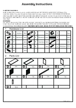 Baxton Studio LYA20-103 Assembly Instructions Manual предпросмотр