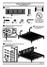 Предварительный просмотр 5 страницы Baxton Studio MG0005 King Bed Assembly Instructions