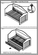 Предварительный просмотр 4 страницы Baxton Studio NEVES DAYBED Assembly Instructions