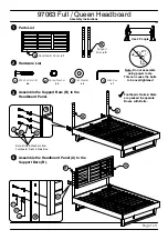 Предварительный просмотр 1 страницы Baxton Studio Piera Full / Queen Headboard 97063 Assembly Instructions Manual