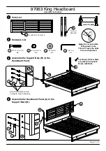 Предварительный просмотр 9 страницы Baxton Studio Piera Full / Queen Headboard 97063 Assembly Instructions Manual