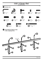 Предварительный просмотр 2 страницы Baxton Studio Queen Bed 0021-4 Assembly Instructions Manual