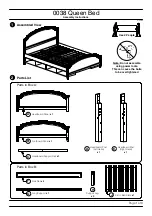 Baxton Studio Queen Bed 0038 Assembly Instructions Manual предпросмотр