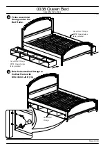 Предварительный просмотр 9 страницы Baxton Studio Queen Bed 0038 Assembly Instructions Manual