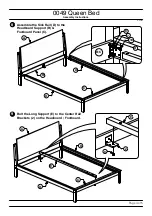 Предварительный просмотр 4 страницы Baxton Studio Queen Bed 0049 Assembly Instructions