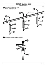 Предварительный просмотр 3 страницы Baxton Studio Queen Bed MG0005 Assembly Instructions Manual