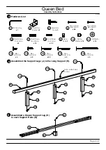 Предварительный просмотр 2 страницы Baxton Studio Queen Bed MG4710 Assembly Instructions Manual