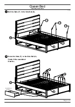 Предварительный просмотр 7 страницы Baxton Studio Queen Bed MG4710 Assembly Instructions Manual