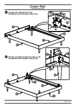 Предварительный просмотр 4 страницы Baxton Studio Queen Bed MG97151 Assembly Instructions Manual