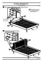 Предварительный просмотр 7 страницы Baxton Studio Queen Bed MG97151 Assembly Instructions Manual