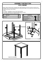 Baxton Studio RH320P Assembly Instruction предпросмотр