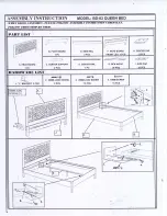 Предварительный просмотр 1 страницы Baxton Studio Sakuro BD-03 Assembly Instruction