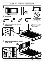 Предварительный просмотр 1 страницы Baxton Studio Sora Full/Queen Headboard 9730 Assembly Instructions Manual