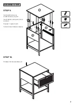 Preview for 7 page of Baxton LC21020905 Assembly Instruction Manual