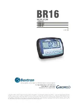 Предварительный просмотр 1 страницы Baxtran BR16 Manual