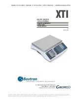 Preview for 1 page of Baxtran XTI User Manual