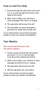 Preview for 4 page of Bay Alarm Medical SOS Mobile User Manual