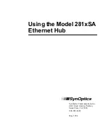 Предварительный просмотр 1 страницы Bay Networks 281xSA Using Manual