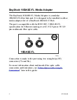 Предварительный просмотр 4 страницы Bay Networks BayStack 893-862-B Using Manual