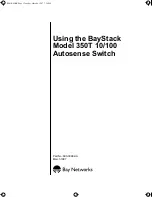 Bay Networks BayStack350T User Manual предпросмотр