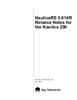 Preview for 1 page of Bay Networks Nautica 200 Release Note