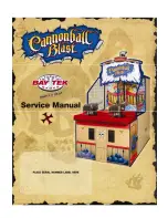 Bay Tek Games Cannonball Blast Service Manual preview