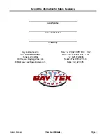 Preview for 6 page of Bay Tek Games Chameleon Paradize Service Manual