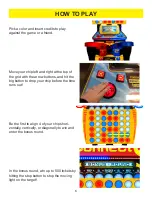 Preview for 6 page of Bay Tek Games Connect 4 Service Manual