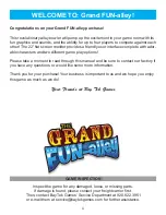 Preview for 4 page of Bay Tek Games GRAND FUN-ALLEY Service Manual