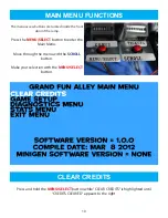 Preview for 10 page of Bay Tek Games GRAND FUN-ALLEY Service Manual