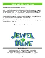 Предварительный просмотр 4 страницы Bay Tek Games Jewel Mine Service Manual