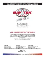 Preview for 2 page of Bay Tek Games PRIZE HUB Hybrid Service Manual