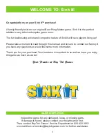 Предварительный просмотр 4 страницы Bay Tek Games SINK IT SHOOTOUT! Service Manual