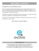 Preview for 4 page of Bay-Tek EVOLVE Installation Manual