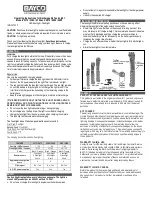 Preview for 3 page of Bayco Night Stick NSR-2372 Operating Instructions