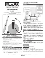 Bayco SL-866 Instruction Manual preview