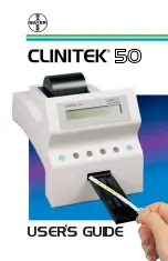 Предварительный просмотр 1 страницы Bayer HealthCare CLINITEK 50 User Manual