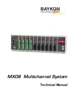 Предварительный просмотр 1 страницы BAYKON MX08 Technical Manual